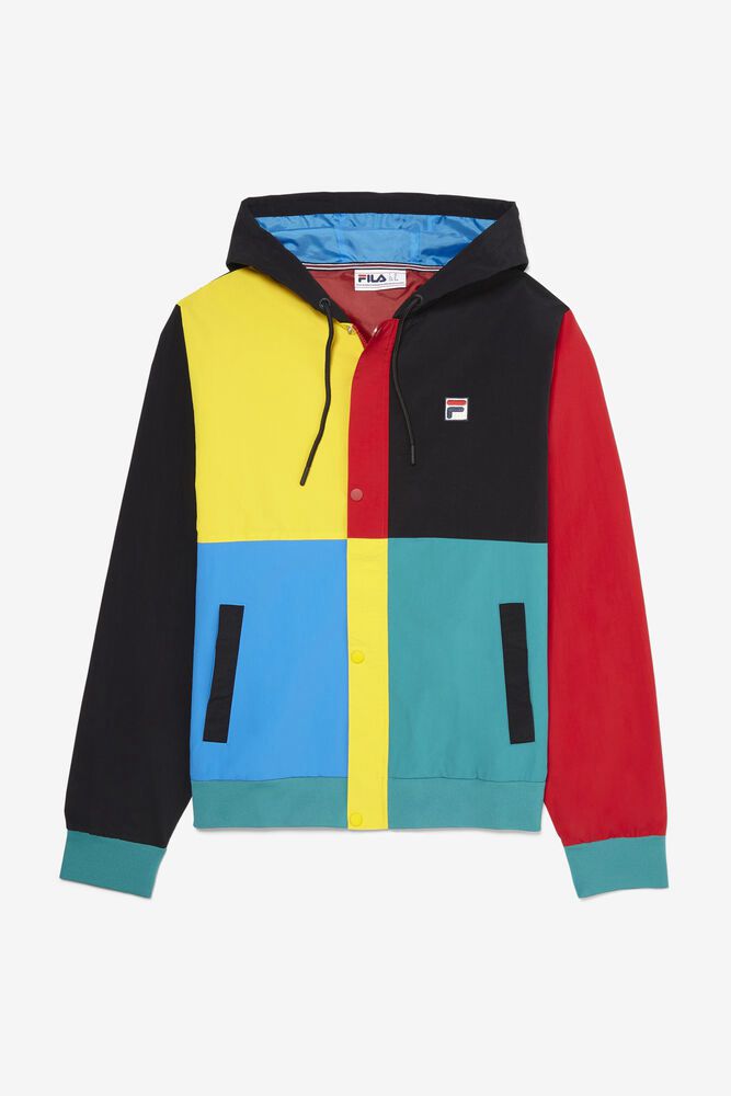 Fila Jacket Prentice Wind Mens Multicolor - India VDF-315268